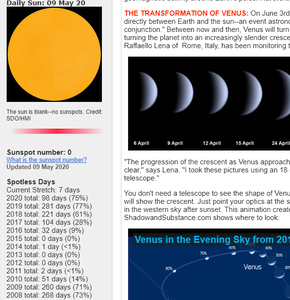SpaceWeather.com's information and news about inner-outer-space