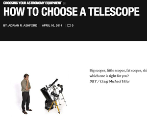 Sky & Telescope’s guide on choosing a telescope