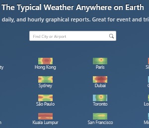 Weatherspark's climate averages