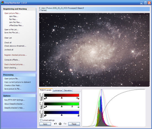 DeepSkyStacker image stacking software