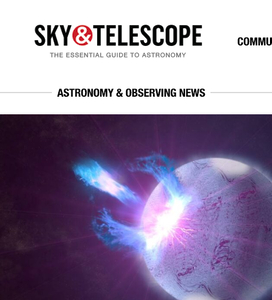 Sky & Telescope Magazine's home page