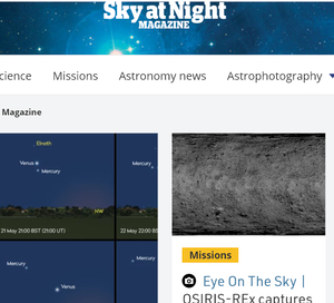 Sky at Night Magazine's home page